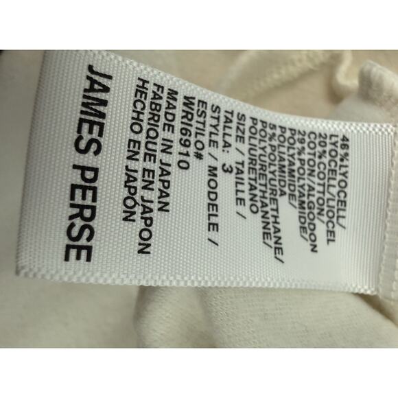 James Perse Women’s Long Sleeve Tunic Dress – Cream / Off-White – Size 3 (Large) - Picture 8 of 9